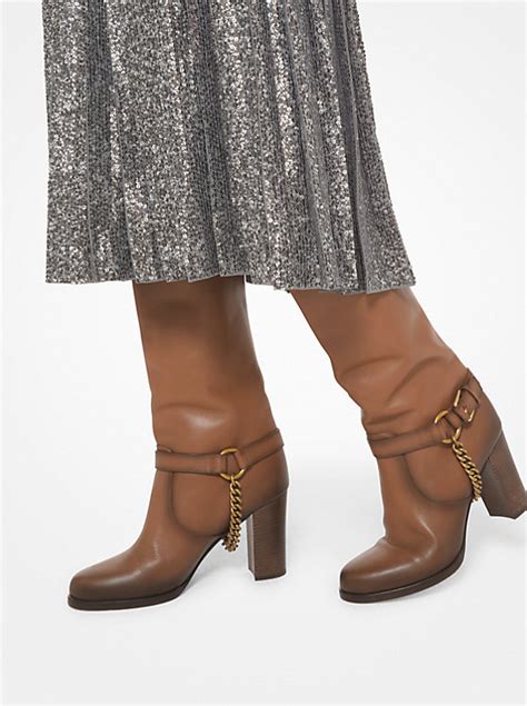 michael kors beson bottines|michael kors burnished boots.